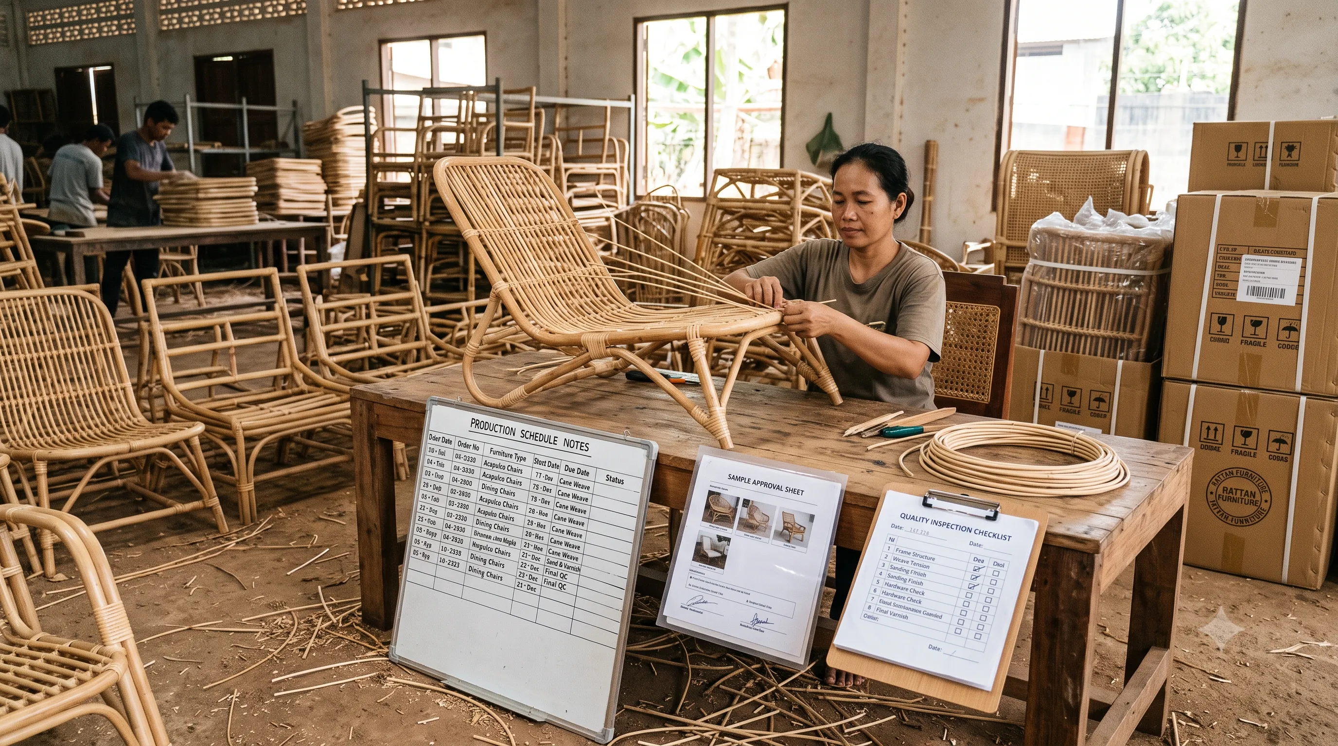Lead Time Guide for Handmade Rattan Furniture Orders