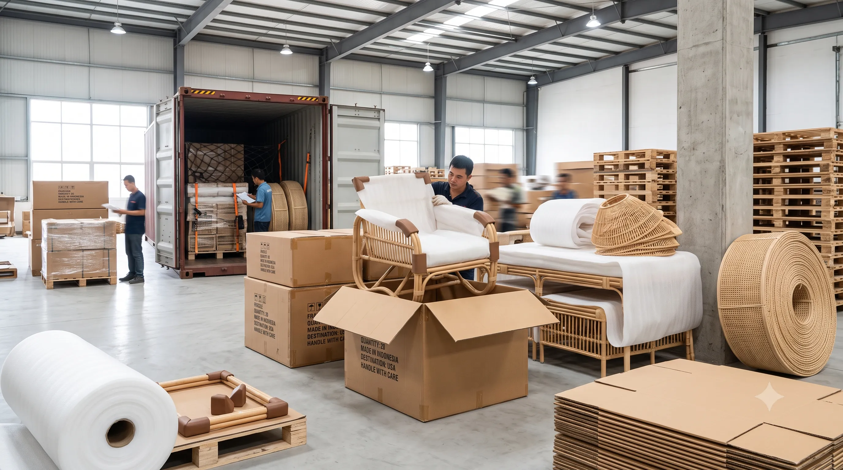 Export Packaging Guide for Rattan Furniture