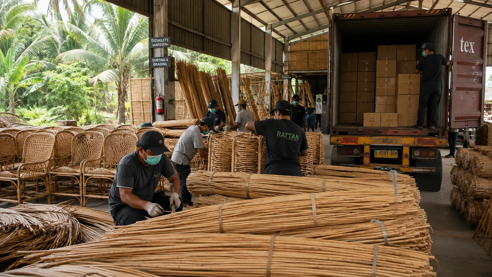 The Rattan Export Process: From Forest Harvest to Your Warehouse