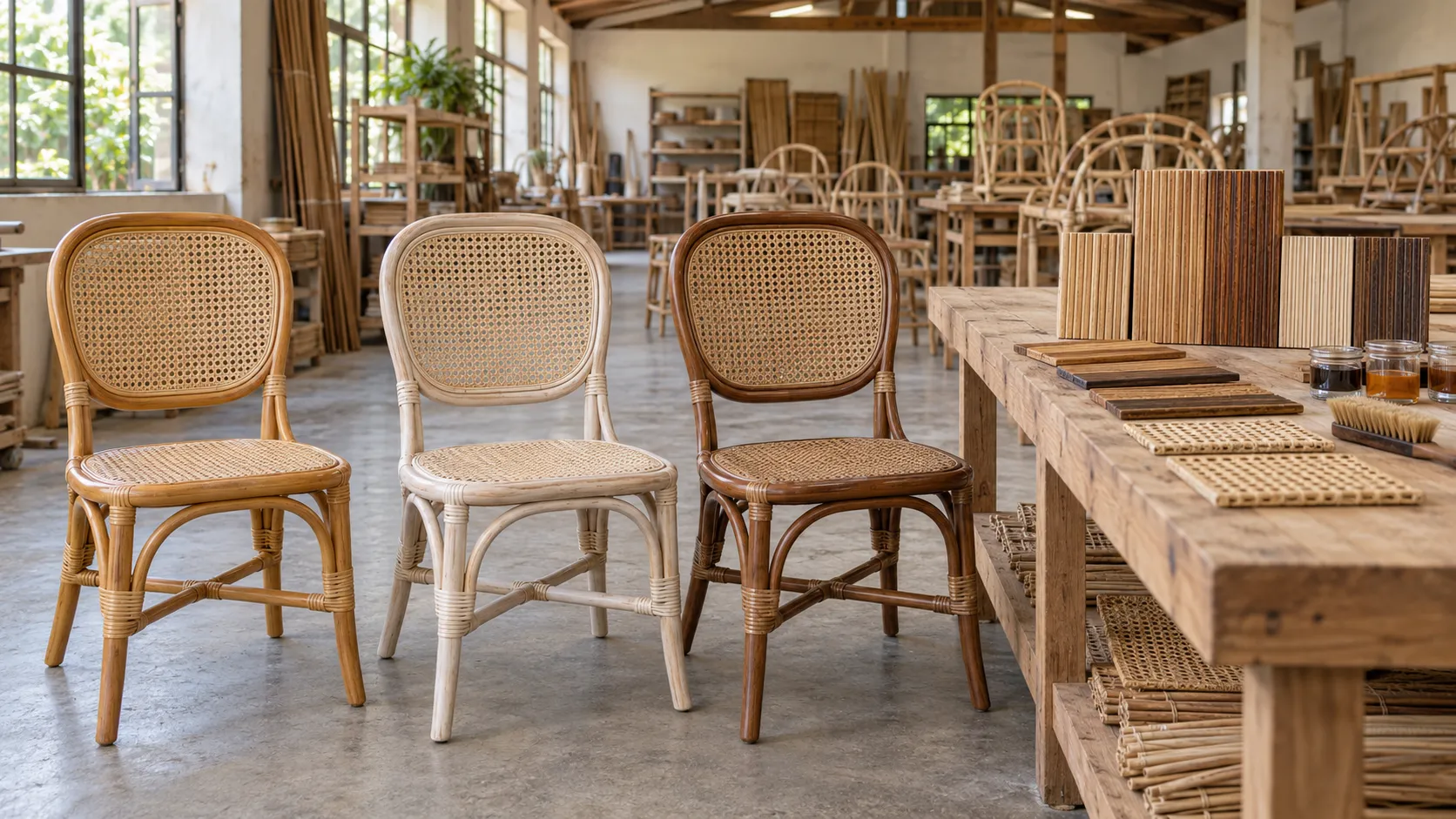 How to Specify a Custom Rattan Finish Before Production